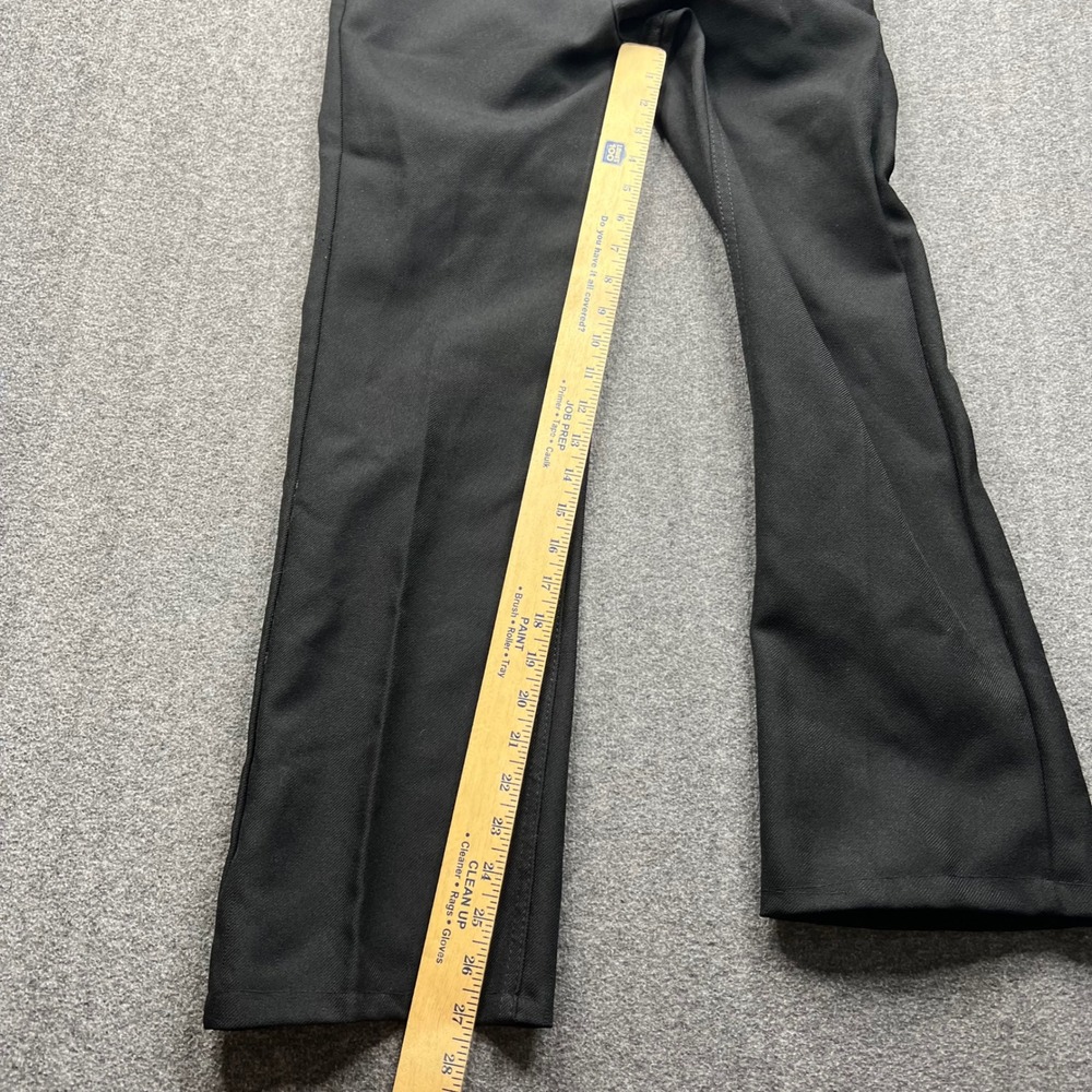 Wrangler Wrancher Dress Jeans Mens 30 Black Fits 30x27 Bootcut Twill - Picture 4 of 14